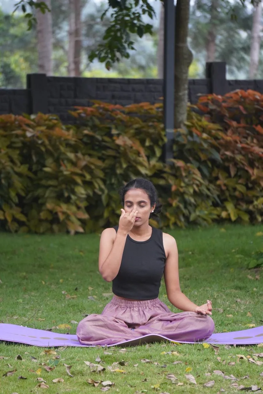 Yoga instructor Thanuja